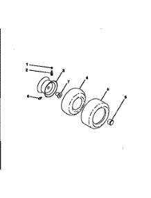 Wheels And Tires parts for Craftsman Front-Engine Lawn Tractor 917258881 from AppliancePartsPros.com