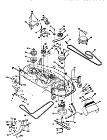 Mower Deck parts for Craftsman Front-Engine Lawn Tractor 917258890 from AppliancePartsPros.com