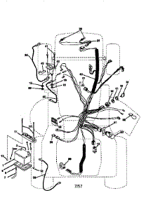 Electrical parts for Craftsman Front-Engine Lawn Tractor 917258891 from AppliancePartsPros.com