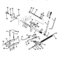 Lift Assembly parts for Craftsman Front-Engine Lawn Tractor 917258891 from AppliancePartsPros.com