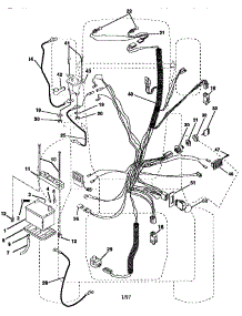 Electrical parts for Craftsman Front-Engine Lawn Tractor 917258900 from AppliancePartsPros.com