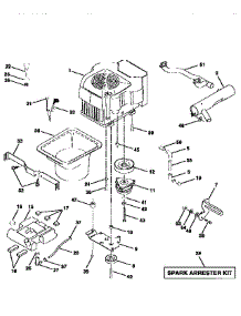 Engine parts for Craftsman Front-Engine Lawn Tractor 917258900 from AppliancePartsPros.com