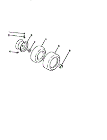 Wheels And Tires parts for Craftsman Front-Engine Lawn Tractor 917258900 from AppliancePartsPros.com