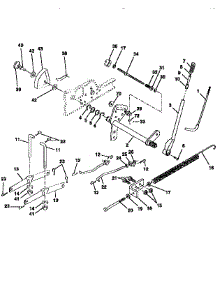Lift Assembly parts for Craftsman Front-Engine Lawn Tractor 917258900 from AppliancePartsPros.com