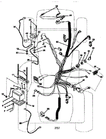 Electrical parts for Craftsman Front-Engine Lawn Tractor 917258901 from AppliancePartsPros.com