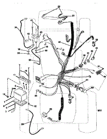 Electrical parts for Craftsman Front-Engine Lawn Tractor 917258902 from AppliancePartsPros.com