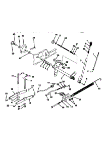 Lift Assembly parts for Craftsman Front-Engine Lawn Tractor 917258902 from AppliancePartsPros.com