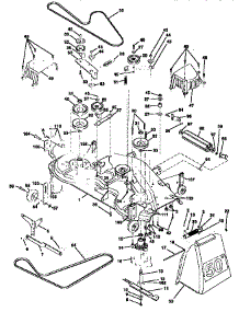 Mower Deck parts for Craftsman Front-Engine Lawn Tractor 917258902 from AppliancePartsPros.com