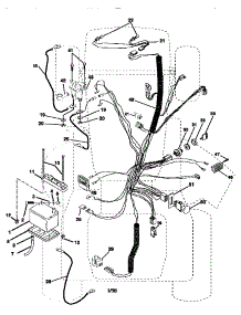 Electrical parts for Craftsman Front-Engine Lawn Tractor 917258903 from AppliancePartsPros.com