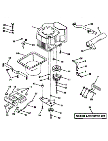 Engine parts for Craftsman Front-Engine Lawn Tractor 917258903 from AppliancePartsPros.com