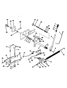 Lift Assembly parts for Craftsman Front-Engine Lawn Tractor 917258903 from AppliancePartsPros.com