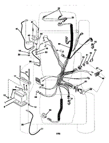 Electrical parts for Craftsman Front-Engine Lawn Tractor 917258904 from AppliancePartsPros.com