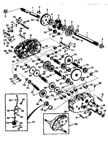 Transaxle parts for Craftsman Front-Engine Lawn Tractor 917258904 from AppliancePartsPros.com