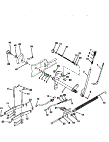 Lift Assembly parts for Craftsman Front-Engine Lawn Tractor 917258910 from AppliancePartsPros.com