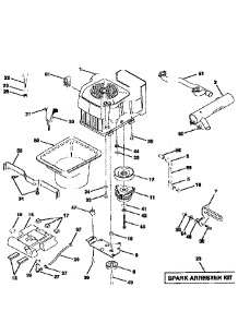Engine parts for Craftsman Front-Engine Lawn Tractor 917258912 from AppliancePartsPros.com