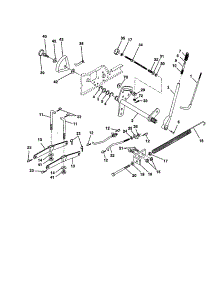 Lift Assembly parts for Craftsman Front-Engine Lawn Tractor 917258914 from AppliancePartsPros.com