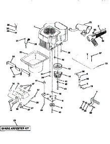 Engine parts for Craftsman Front-Engine Lawn Tractor 917258921 from AppliancePartsPros.com