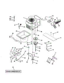 Engine parts for Craftsman Front-Engine Lawn Tractor 917258922 from AppliancePartsPros.com