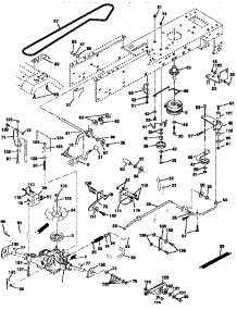 Drive parts for Craftsman Complete Deck 917258940 from AppliancePartsPros.com