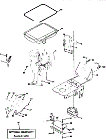 Engine parts for Craftsman Complete Deck 917258940 from AppliancePartsPros.com