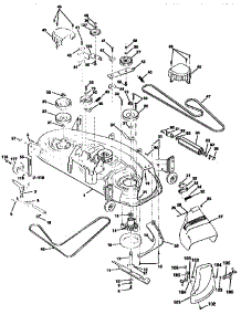 Mower Deck parts for Craftsman Complete Deck 917258940 from AppliancePartsPros.com