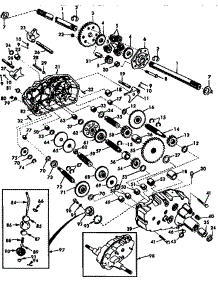 Transaxle parts for Craftsman Front-Engine Lawn Tractor 917258960 from AppliancePartsPros.com