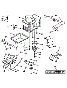 Engine parts for Craftsman Front-Engine Lawn Tractor 917258961 from AppliancePartsPros.com