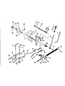Lift Assembly parts for Craftsman Front-Engine Lawn Tractor 917258970 from AppliancePartsPros.com
