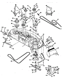 Mower Deck parts for Craftsman Front-Engine Lawn Tractor 917258970 from AppliancePartsPros.com