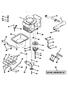 Engine parts for Craftsman Front-Engine Lawn Tractor 917258971 from AppliancePartsPros.com