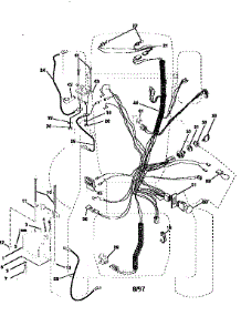 Electrical parts for Craftsman Front-Engine Lawn Tractor 917258972 from AppliancePartsPros.com