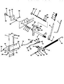 Lift Assembly parts for Craftsman Front-Engine Lawn Tractor 917258972 from AppliancePartsPros.com