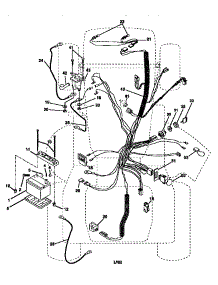 Electrical parts for Craftsman Front-Engine Lawn Tractor 917258973 from AppliancePartsPros.com