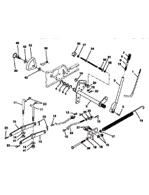 Lift Assembly parts for Craftsman Front-Engine Lawn Tractor 917258973 from AppliancePartsPros.com