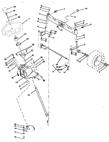 Steering Assembly parts for Craftsman Front-Engine Lawn Tractor 917258980 from AppliancePartsPros.com
