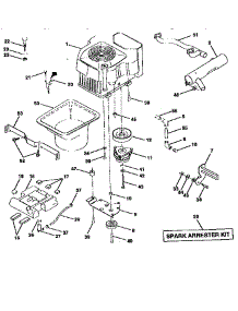 Engine parts for Craftsman Front-Engine Lawn Tractor 917258980 from AppliancePartsPros.com