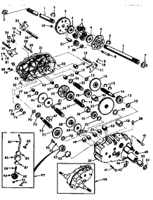 Transaxle parts for Craftsman Front-Engine Lawn Tractor 917258980 from AppliancePartsPros.com