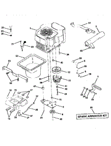 Engine parts for Craftsman Front-Engine Lawn Tractor 917258990 from AppliancePartsPros.com