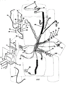 Electrical parts for Craftsman Front-Engine Lawn Tractor 917259000 from AppliancePartsPros.com