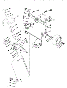 Steering Assembly parts for Craftsman Front-Engine Lawn Tractor 917259000 from AppliancePartsPros.com