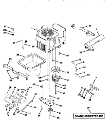 Engine parts for Craftsman Front-Engine Lawn Tractor 917259000 from AppliancePartsPros.com