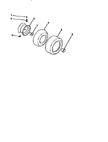 Wheels And Tires parts for Craftsman Front-Engine Lawn Tractor 917259000 from AppliancePartsPros.com