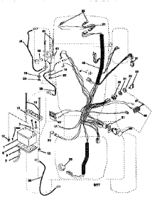 Electrical parts for Craftsman Front-Engine Lawn Tractor 917259001 from AppliancePartsPros.com