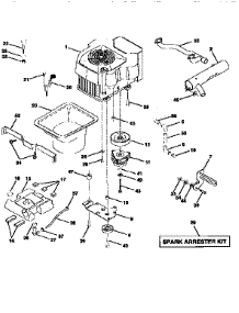Engine parts for Craftsman Front-Engine Lawn Tractor 917259001 from AppliancePartsPros.com
