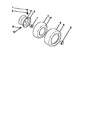 Wheels And Tires parts for Craftsman Front-Engine Lawn Tractor 917259001 from AppliancePartsPros.com