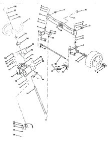 Steering Assembly parts for Craftsman Front-Engine Lawn Tractor 917259010 from AppliancePartsPros.com