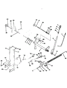 Lift Assembly parts for Craftsman Front-Engine Lawn Tractor 917259010 from AppliancePartsPros.com