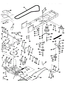 Drive parts for Craftsman Front-Engine Lawn Tractor 917259020 from AppliancePartsPros.com