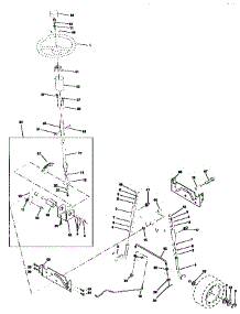 Steering Assembly parts for Craftsman Front-Engine Lawn Tractor 917259020 from AppliancePartsPros.com