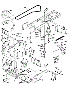Drive parts for Craftsman Front-Engine Lawn Tractor 917259021 from AppliancePartsPros.com